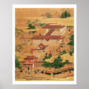 Poster The Life and Pastimes of the Japanese Court, Tosa