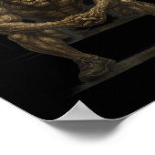 Poster The Lion Doesn't Wipe Funny Gen Z Joke Brainrot Ra (Coin)