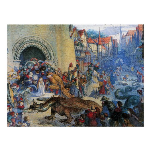 Poster The Little Princess's Birthday Dragon (Devant)