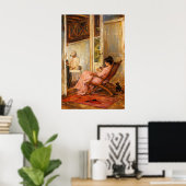 Poster The Loggia by John William Waterhouse (Bureau à domicile)