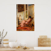 Poster The Loggia by John William Waterhouse (Cuisine)