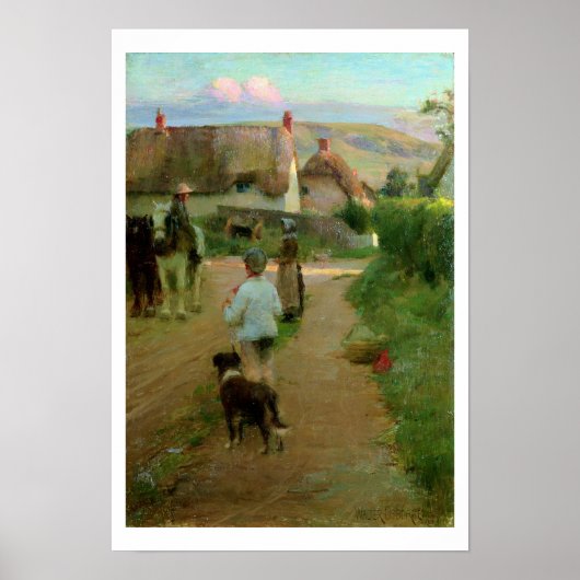 Poster The Loiterers, 1888 (Devant)