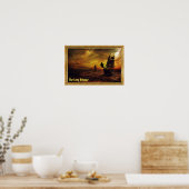 Poster The Long Voyage - Galleons at Sail (Cuisine)