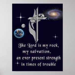 Poster The Lord is my rock