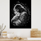 Poster The Lord is my Shepard. Psalm 23. (Cuisine)