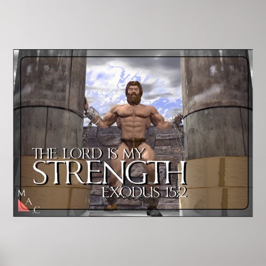 Poster The Lord is My Strength (Devant)