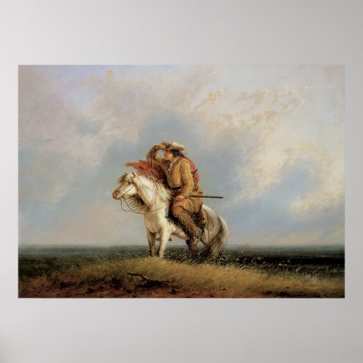 Poster The Lost Greenhorn, Lost on the Prairie par Miller (Devant)