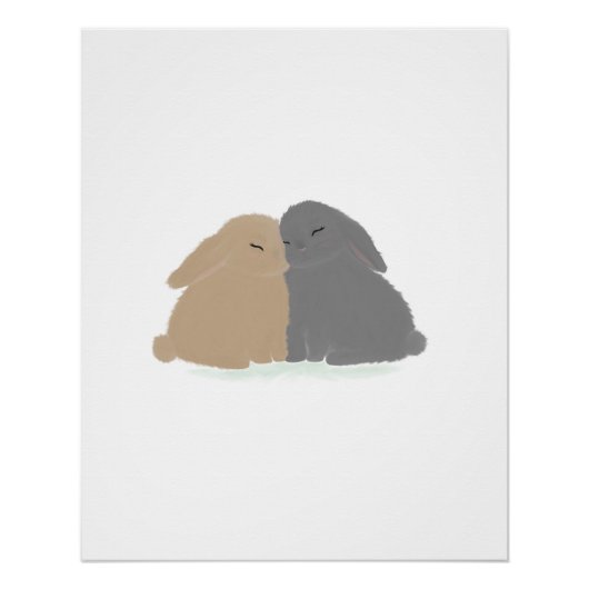 Poster The Love Bunnies! (Devant)