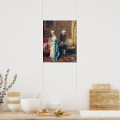 Poster The Lovers' Tiff, 1872 (huile sur panneau) (Cuisine)