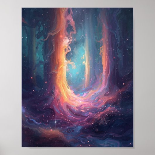 Poster The Luminescent Gateway: A Celestial Convergence (Devant)