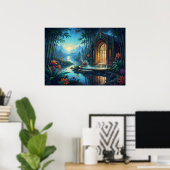 Poster The Luminous Temple by the River (Bureau à domicile)