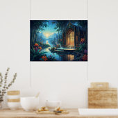 Poster The Luminous Temple by the River (Cuisine)