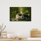 Poster The Luncheon on the Grass by Edouard Manet (Cuisine)