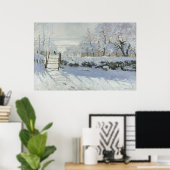 Poster The Magpie - Claude Monet - La Pie (Bureau à domicile)