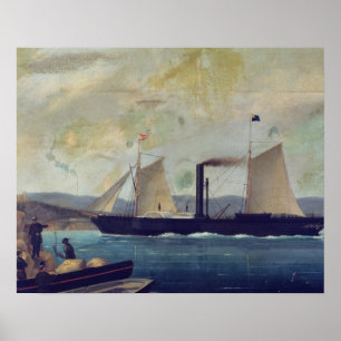 Poster The Mallorcan, ship on which George Sand and Cho