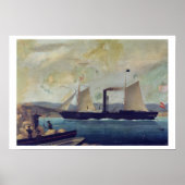 Poster The Mallorcan, ship on which George Sand and Cho (Devant)