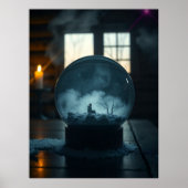 Poster The Man in the Globe – Mystical Surreal Wall Tapes (Devant)