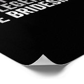 Poster The Man The Myth The Legend The Bridesman Wedding  (Coin)