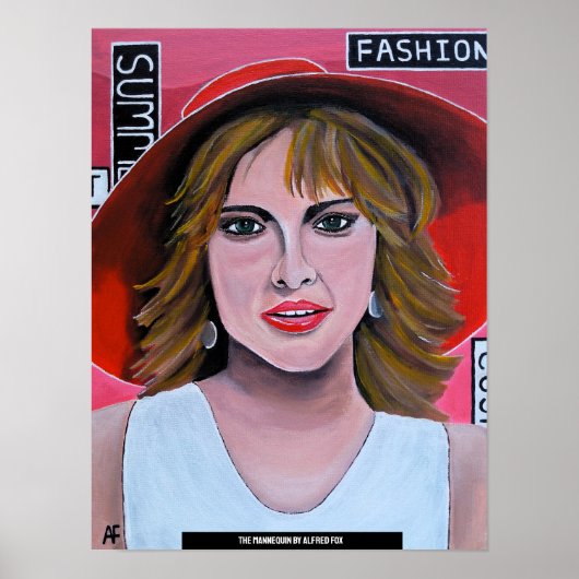 Poster The Mannequin Painting by Alfred Fox (Devant)