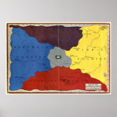 Poster The Map of Oz (Devant)