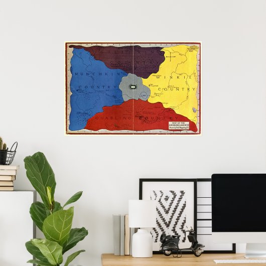 Poster The Map of Oz (Bureau à domicile)