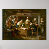 Poster The Mayflower Compact, 1620, Ferris (Devant)