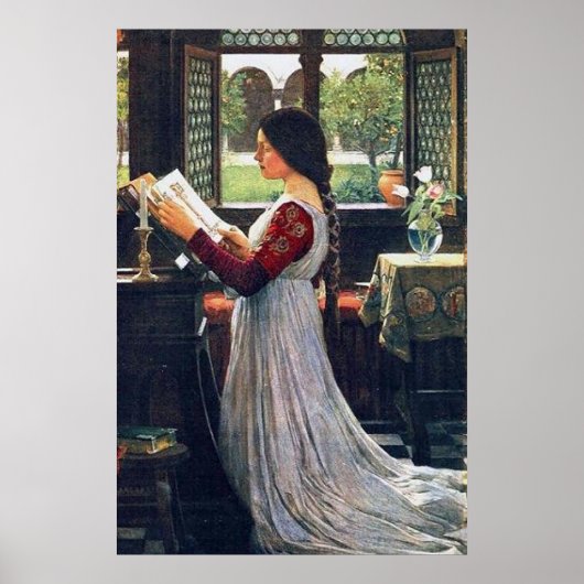 Poster The Missal, par John William Waterhouse - 1902 (Devant)