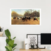 Poster The Morning Ride, Rotten Row, Hyde Park, 1894 (Bureau à domicile)