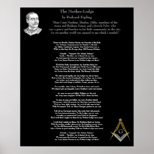 Poster The Mother Lodge - Kipling