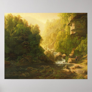 Poster The Mountain Torrent, c.1820-30 (oil on canvas)