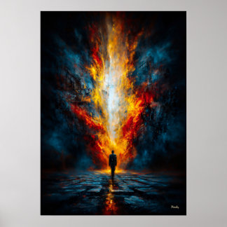 Poster The Mouth of Judgment – Monumental Expressionist