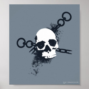 Poster The Necromancer Skull Symbol
