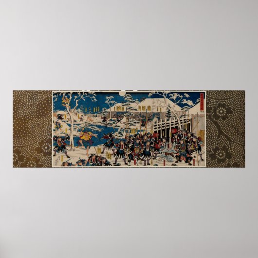 Poster The Night Attack in Chûshingura 47 RONIN (Devant)