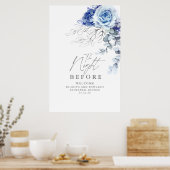 Poster The Night Before Rehearsal Dinner Welcome (Cuisine)