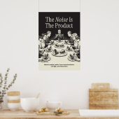Poster The Noise Is The Product (Cuisine)