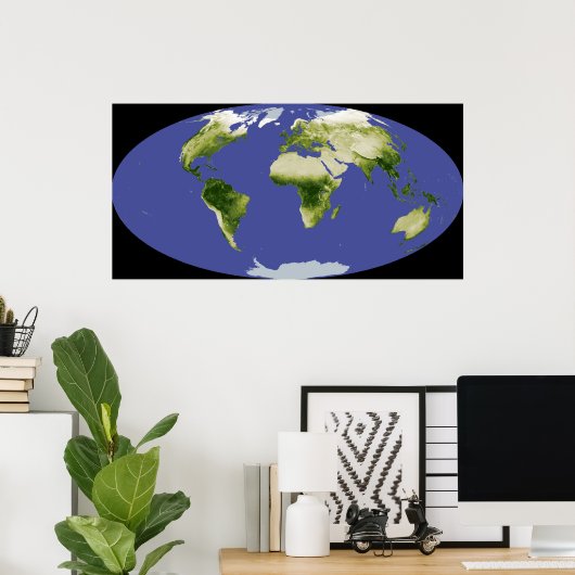 Poster The Normalized Difference Vegetation Index (Bureau à domicile)