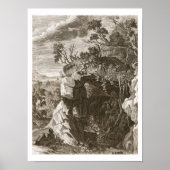 Poster The Nymph Echo Changed in Sound, 1731 (gravure (Devant)