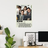 Poster The Office US Alternative Art Émission de télévisi (Bureau à domicile)