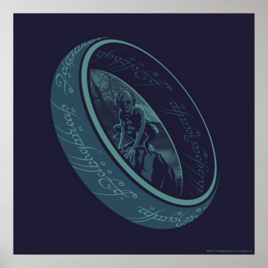 Poster THE ONE RING™ GOLLUM™ Graphic (Devant)