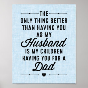 Poster The Only Thing Better Typography Print