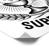 Poster The Original Superfood Eucharist Catholic M (Coin)