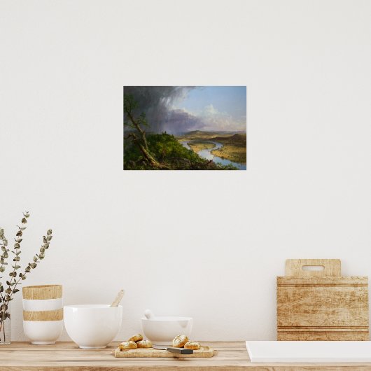 Poster The Oxbow by Thomas Cole (Cuisine)