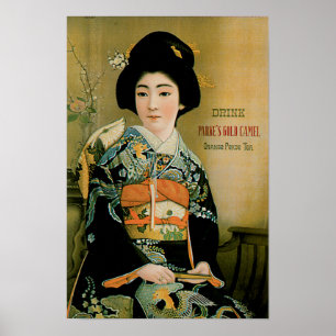 Poster Thé Parkes Orange Pekoe