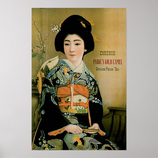 Poster Thé Parkes Orange Pekoe (Devant)