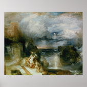 Poster The Parting of Hero and Leander (oil on canvas) (Devant)