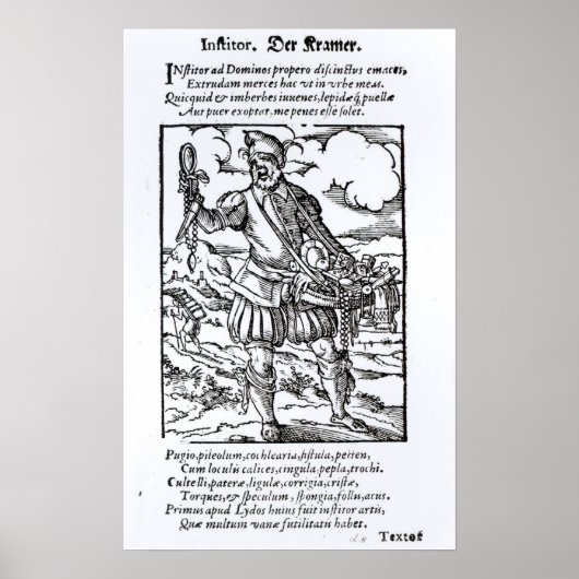 Poster The Pedlar, publié par Hartman Schopper (Devant)