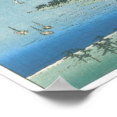 Poster The Pine Beach, Hiroshige, 1856-56 (Coin)