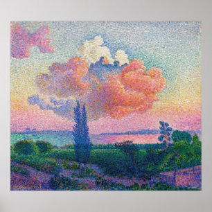 Poster The Pink Cloud (1896) par Henri-Edmond Cross