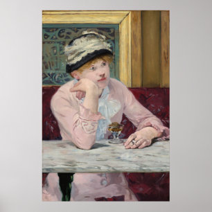 Poster The Plum by Manet Impressionist Painting