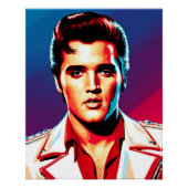 Poster The Pop Art King of Rock (Devant)